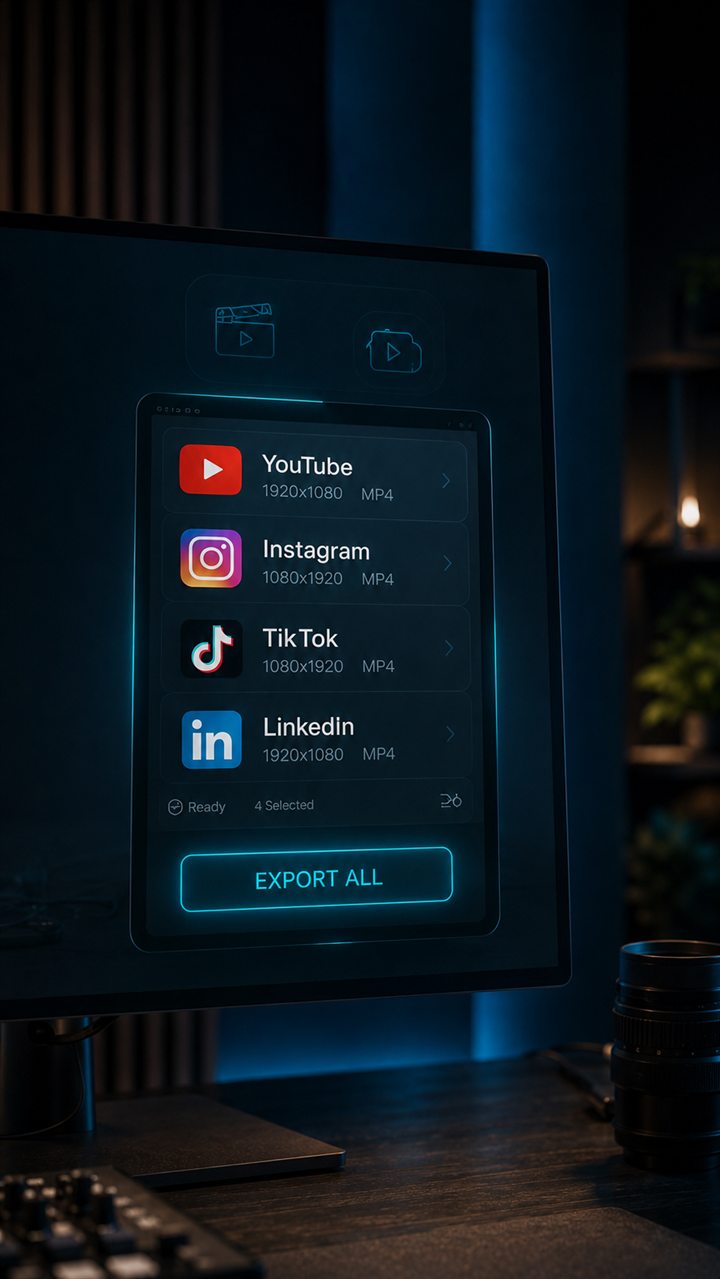 Platform-ready video export workflow